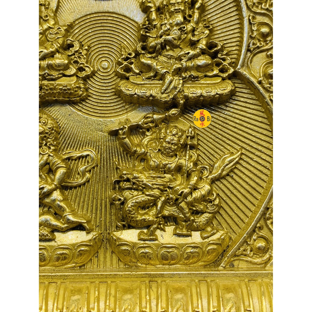Mề Đay Ngũ Lộ Thần Tài Mật Tông - Tượng Đồng Phong Thủy