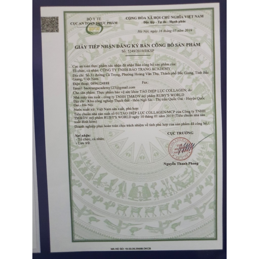 Tảo diệp lục collagen Doctor Queen | Thế Giới Skin Care