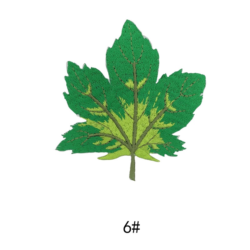 Miếng Dán Ủi Quần Áo Hình Lá Phong 8 * 7CM