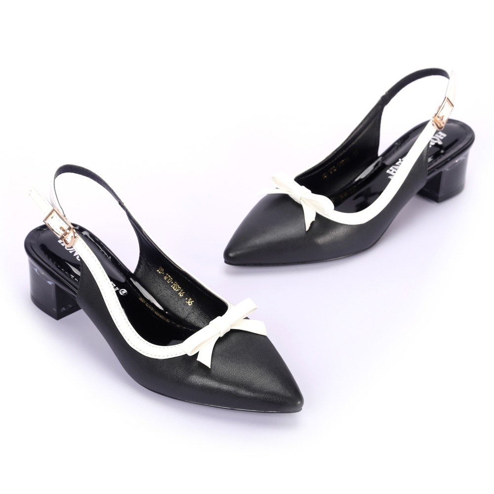 HỒNG THẠNH - Giày Slingback Gót Vuông - 6066