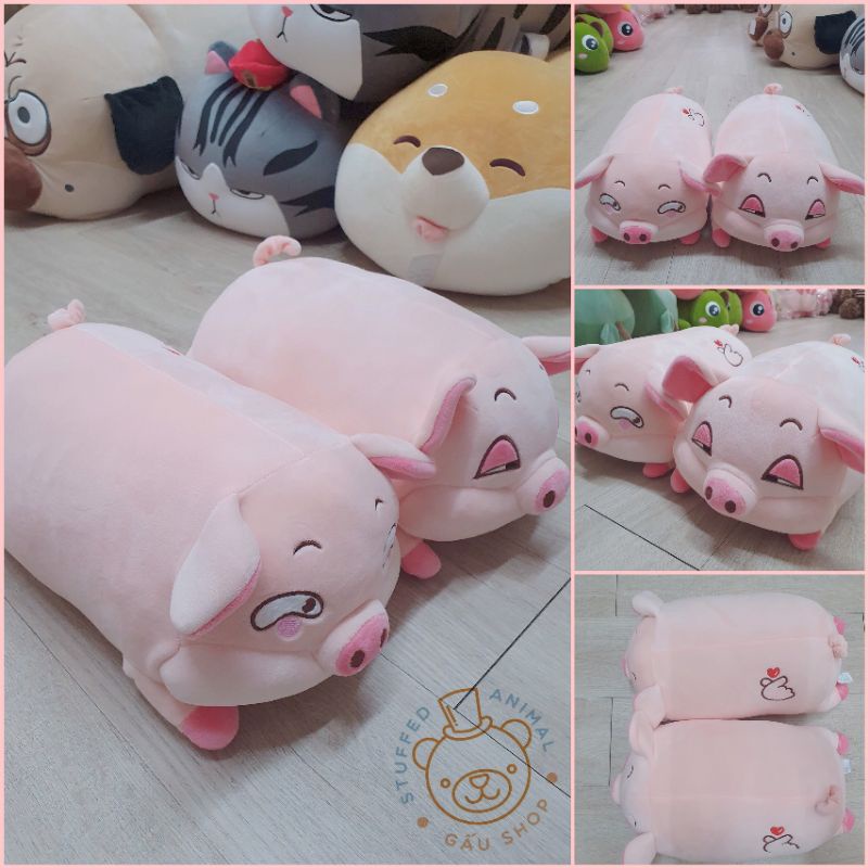 [Giá Hủy Diệt] Gấu bông ❤️ HEO mắt híp phê cần ❤️ phiên bản mới bông siêu mềm mịn FREESHIP FREE GÓI QUÀ