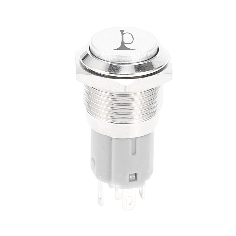 Nút BấM Còi LED 12V 16mm Cho Xe Hơi