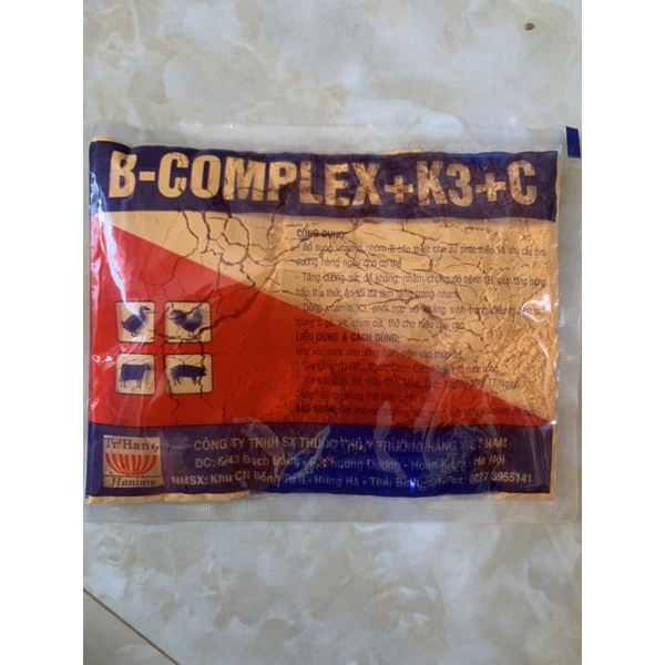 100g B COMPLEX - THỨC ĂN BỔ SUNG CHO GIA SÚC GIA CẦM