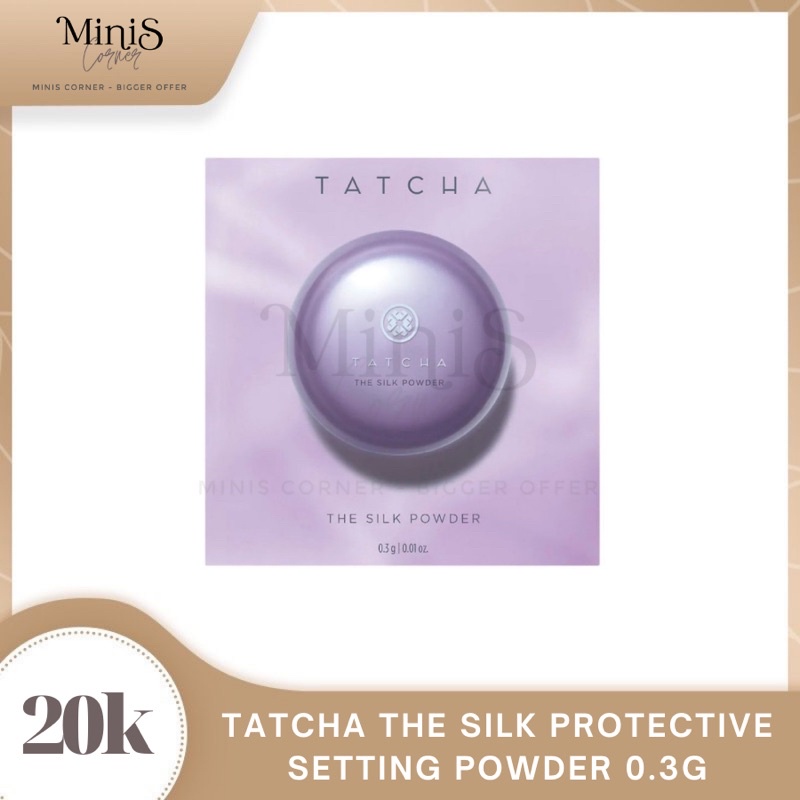 Phấn phủ kiềm dầu TATCHA The Silk Protective Setting Powder 0.3g