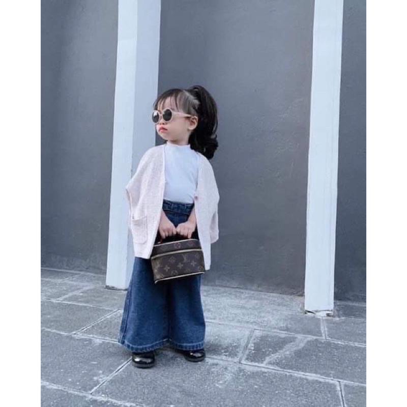 Túi Lv Dạng hộp kèm khăn cho bé