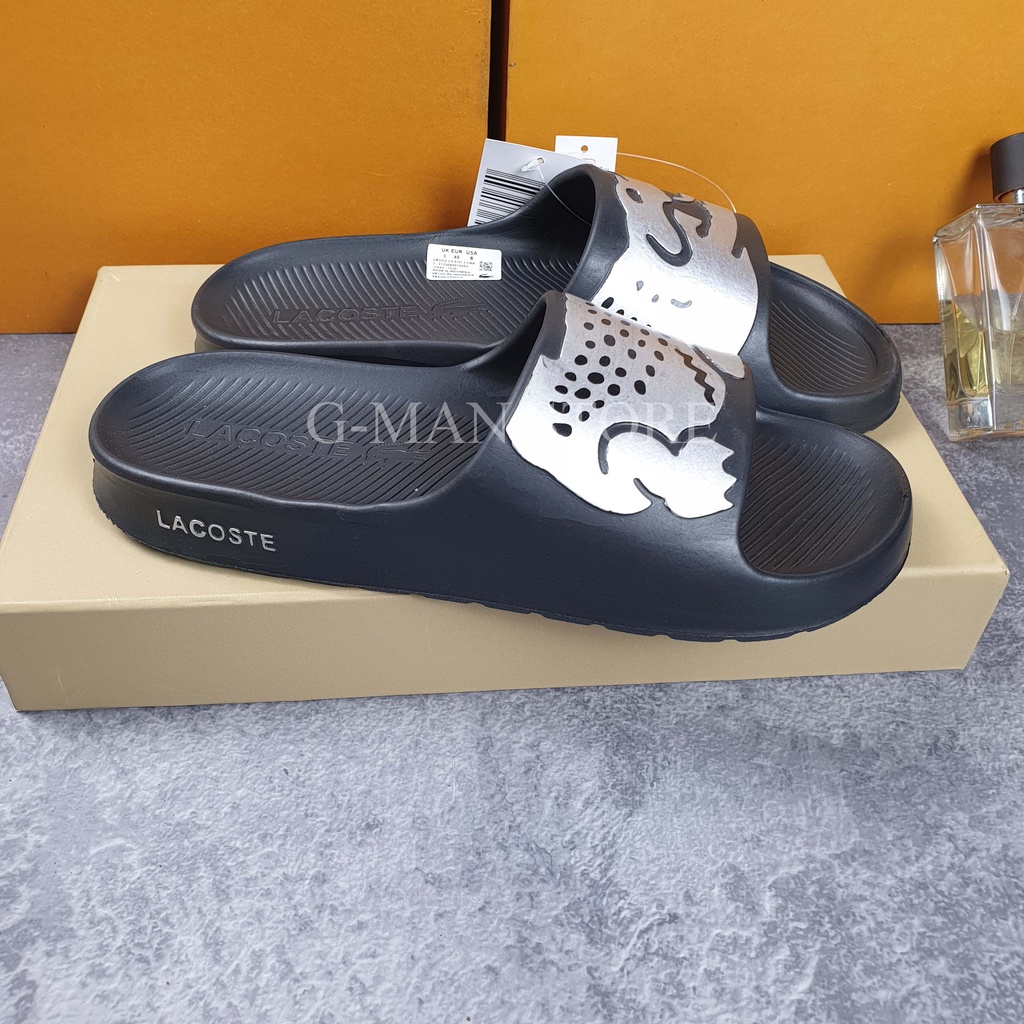Dép đúc nam cá sấu há miệng, Dép quai ngang nam nữ Lacos.tee mang êm chân thời trang cao cấp G-Man