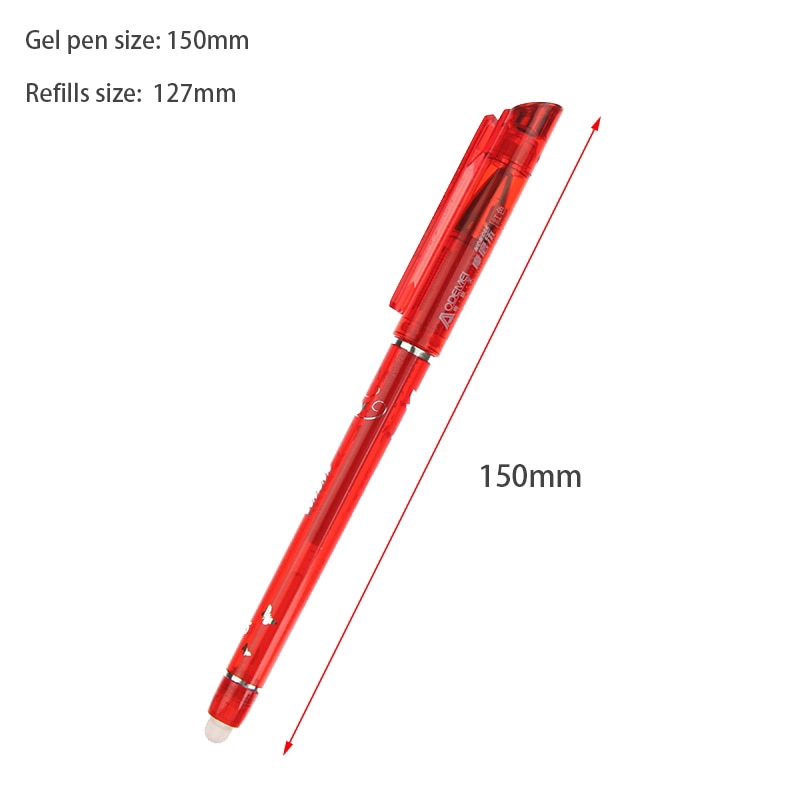 1 Gói bút gel mực xanh đỏ, xanh dương, đen, dễ tẩy xóa