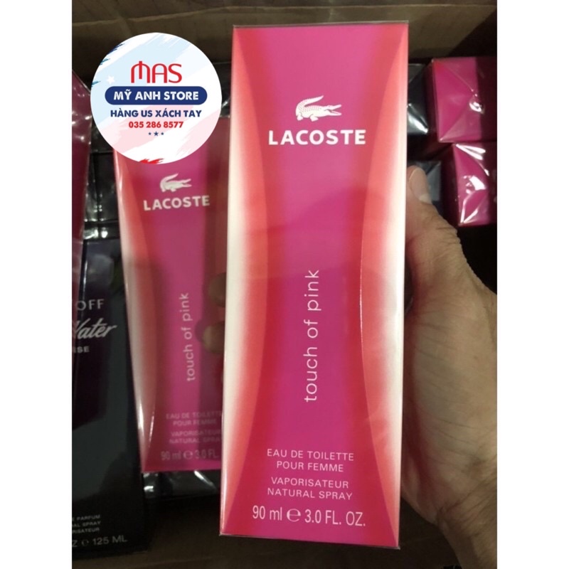 [ CHÍNH HÃNG ] Nước hoa nữ lacoste Touch of Pink Full seal 90ml