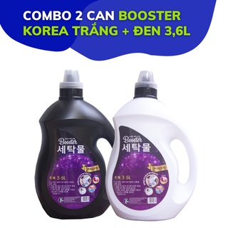 Combo 2 can nước giặt xả booster korea 3,6l hương comfort và natural