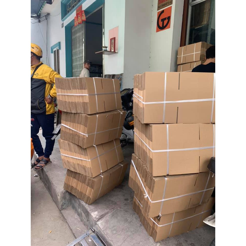 BỘ 20 HỘP 20X20X15 cm HỘP CARTON,THÙNG GIẤY AN HẢO 3 LỚP SIÊU CỨNG ĐÓNG GÓI HÀNG HÓA ĐA NĂNG