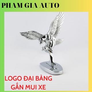 LOGO ĐẠI BÀNG gắn mui xe, nắp capo ca pô xe hơi ô tô hình cánh chim đại bàng mạnh mẽ và sang trọng