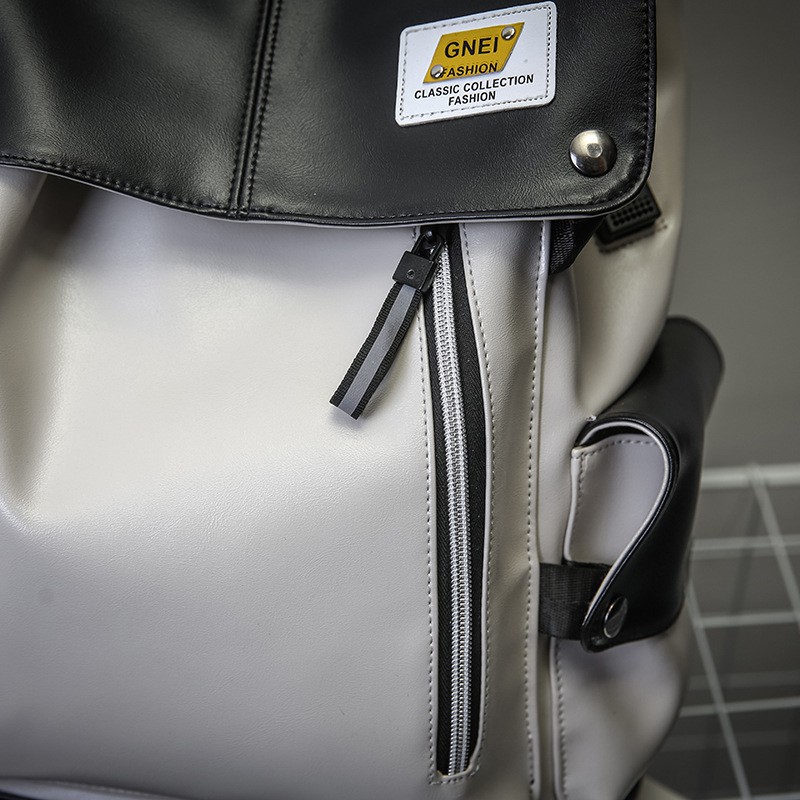 Balo da công sở, học sinh chất da PU dày, xịn, cặp nam, nữ Gnei sang chảnh hàng Quảng Châu FT43