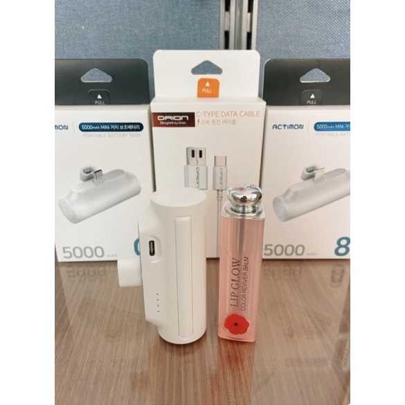 Pin sạc dự phòng Actimon mini 5000mAh IOS/Android nội địa Hàn Quốc