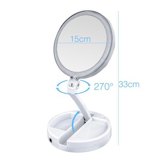 gương trang điểm có đèn led