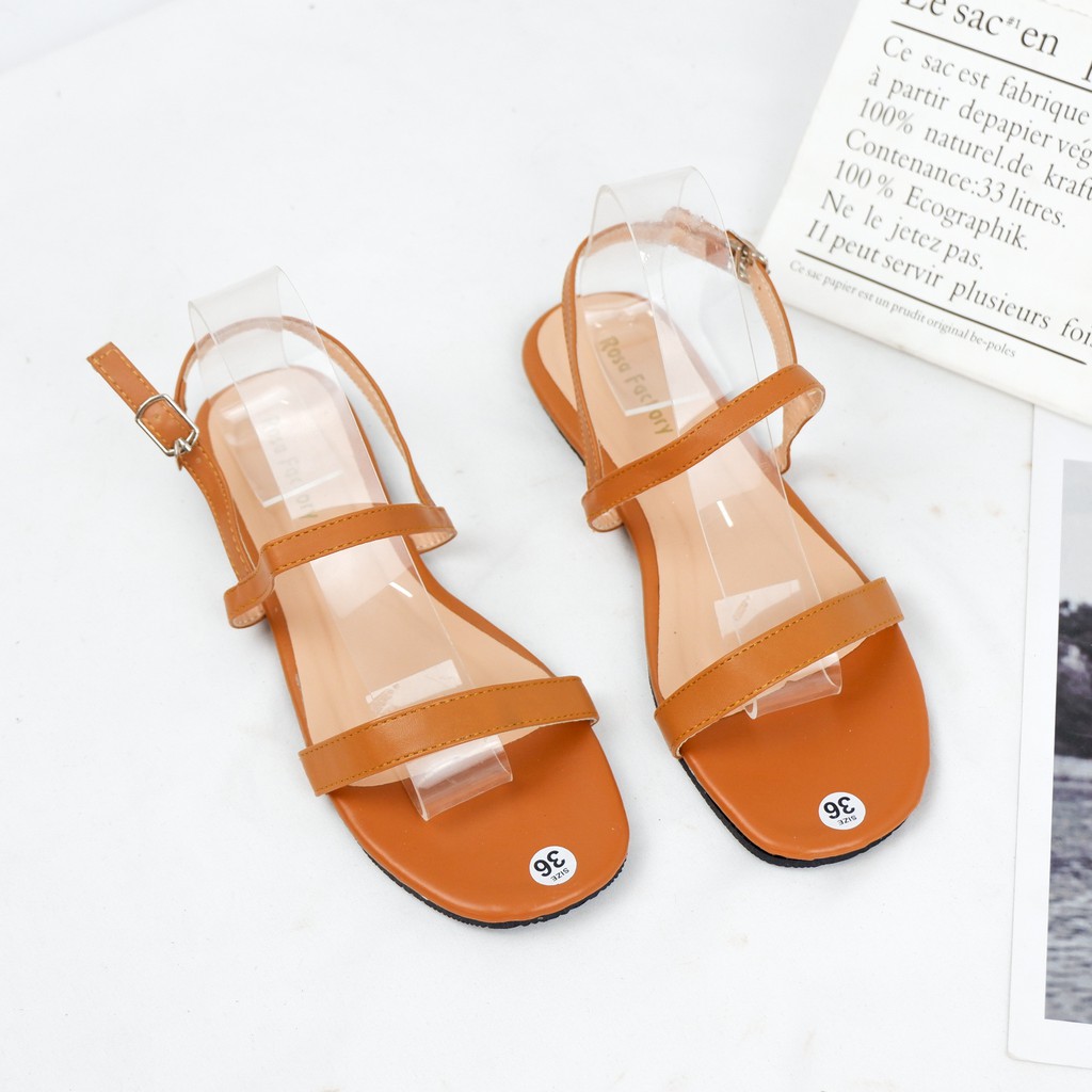 Giày sandal đế bệt quai hậu sau [SD-0279] Mys Haley Shoes