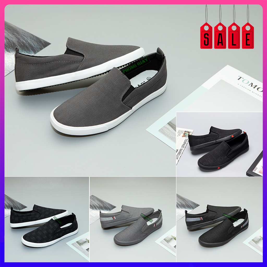 Giày slipon nam giày lười nam Leyo (05 mẫu)