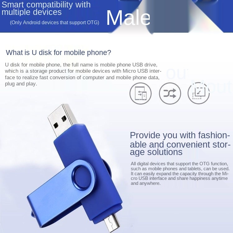 Mobile Ổ Đĩa U 128g 16g / 32g / 64g Đa Năng Cho Điện Thoại Vivopo Mp3 | BigBuy360 - bigbuy360.vn