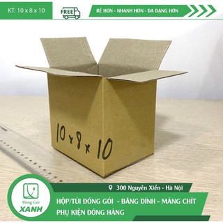 Combo 150 Hộp Carton size 10x8x10 đóng gói hàng