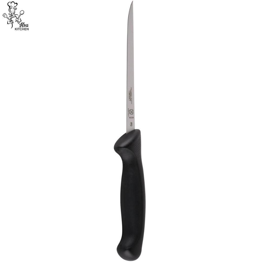 Dao Lọc Thịt, Róc Xương Lưỡi Cứng Dẻo Bản Hẹp Dài 152 Mm Thép Nhật Cao Cấp Mercer USA