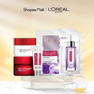 Bộ chống lão hoá và siêu cấp ẩm căng mịn da L’Oreal Paris