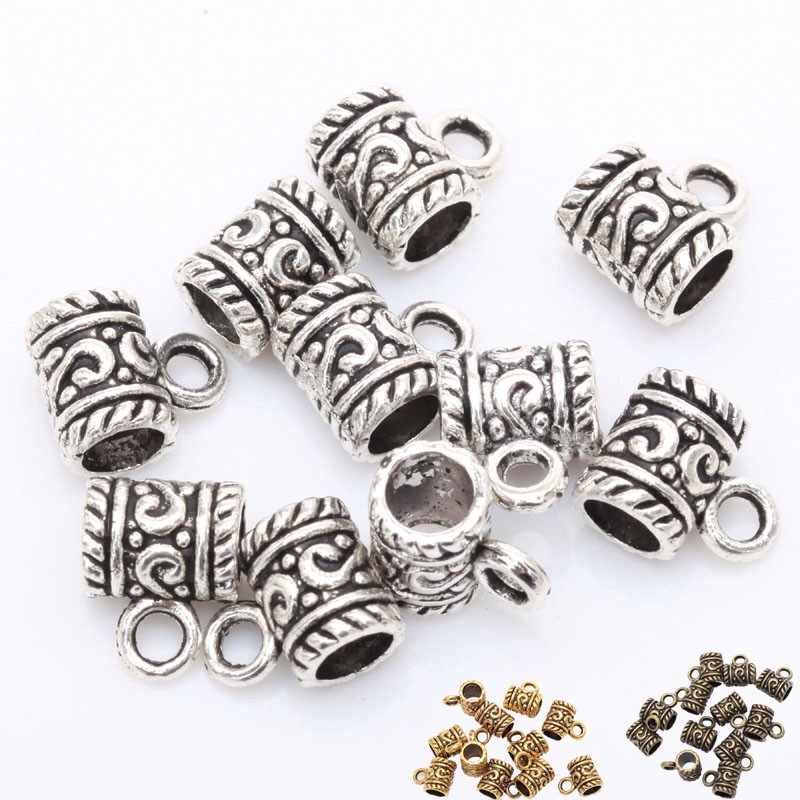 Set 50 Mặt Dây Chuyền Bạc Tây Tạng Hình Hoa