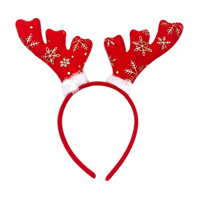 Băng Đô Cài Tóc Hình Sừng Hươu Hoạt Hình Bằng Lông Nhung Dễ Thương Xinh Xắn