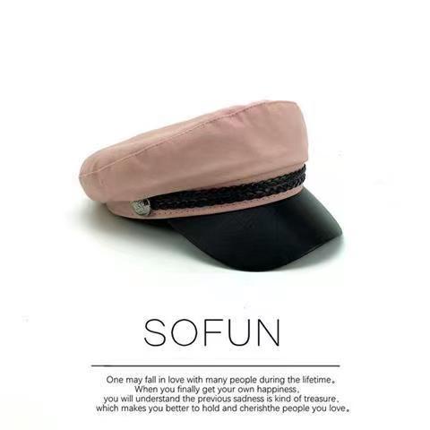 Mũ Thủy Thủ Màu Xanh Navy Đan Chéo Phong Cách Retro