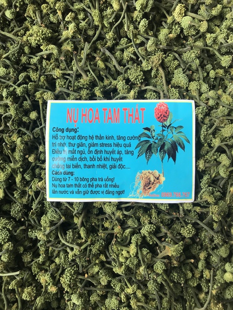 Nụ hoa tam thất BAO TỬ khô 100g