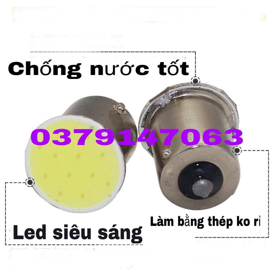 1 bóng đèn Led xi nhan, đèn led de dành cho xe hơi và SH125, SH150, SH Việt nam - Màu sáng trắng