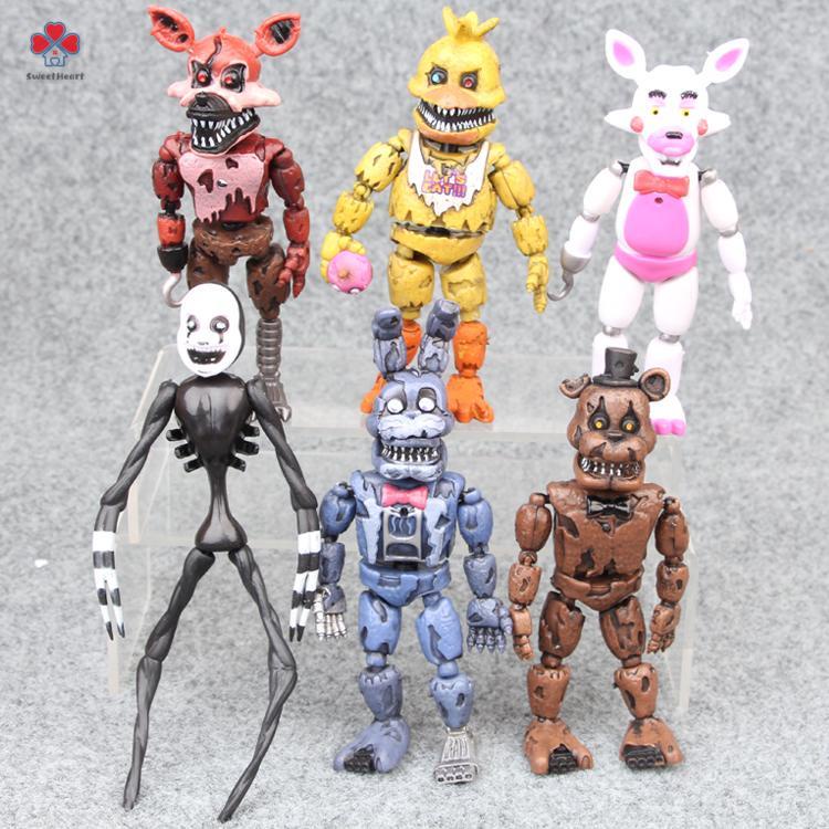 Set 6 mô hình nhân vật phim five nights at freddy bằng pvc - ảnh sản phẩm 1