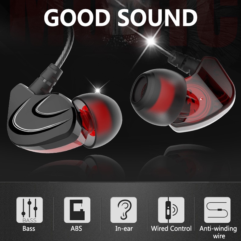 Tai Nghe Nhét Tai Newmsnr 6D Chống Nước IPX5 Jack 3.5mm Có Micro Chất Lượng Cao