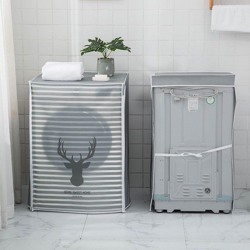Bọc Máy Giặt Cửa Ngang, Cửa Trên PEVA Chống Thấm, Áo Che Phủ Máy Giặt Chống Bụi, Chống Nước Hàng Đẹp