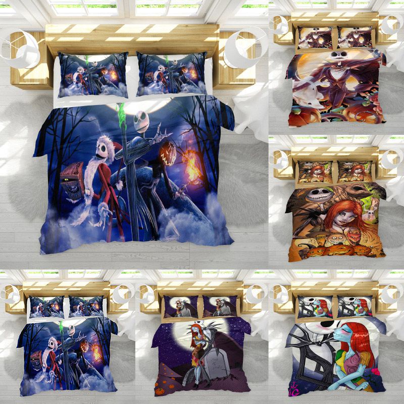 Bộ Chăn Ga Và Vỏ Gối 3 Sản Phẩm Họa Tiết Giáng Sinh Ốp