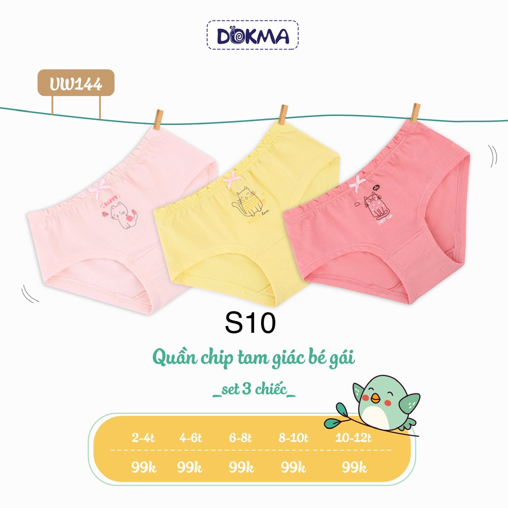 Quần chip tam giác cho bé gái  - DOKMA