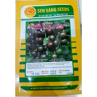 HẠT GIỐNG CÀ CHUA BI ĐEN F1 SV 122 bịch 0,1 gr