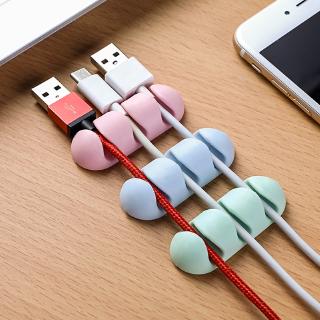 Set 2 kẹp giữ cố định dây cáp sạc USB đa năng tiện dụng