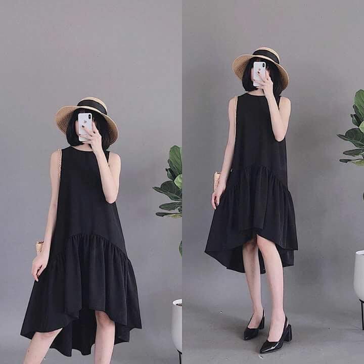 Váy bầu sát nách đuôi cá