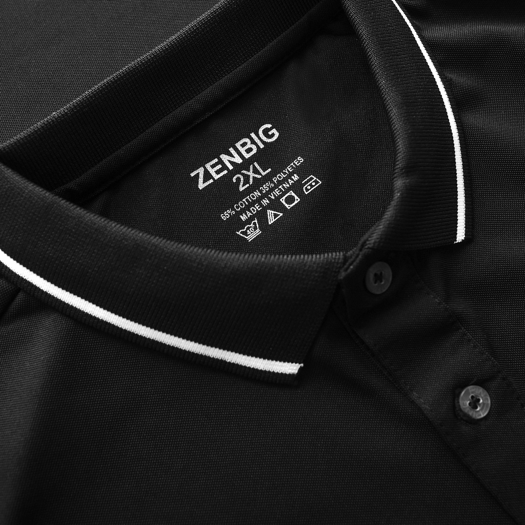 Áo thun nam có cổ big size ZENBIG hàng ngoại cỡ cho người mập người béo