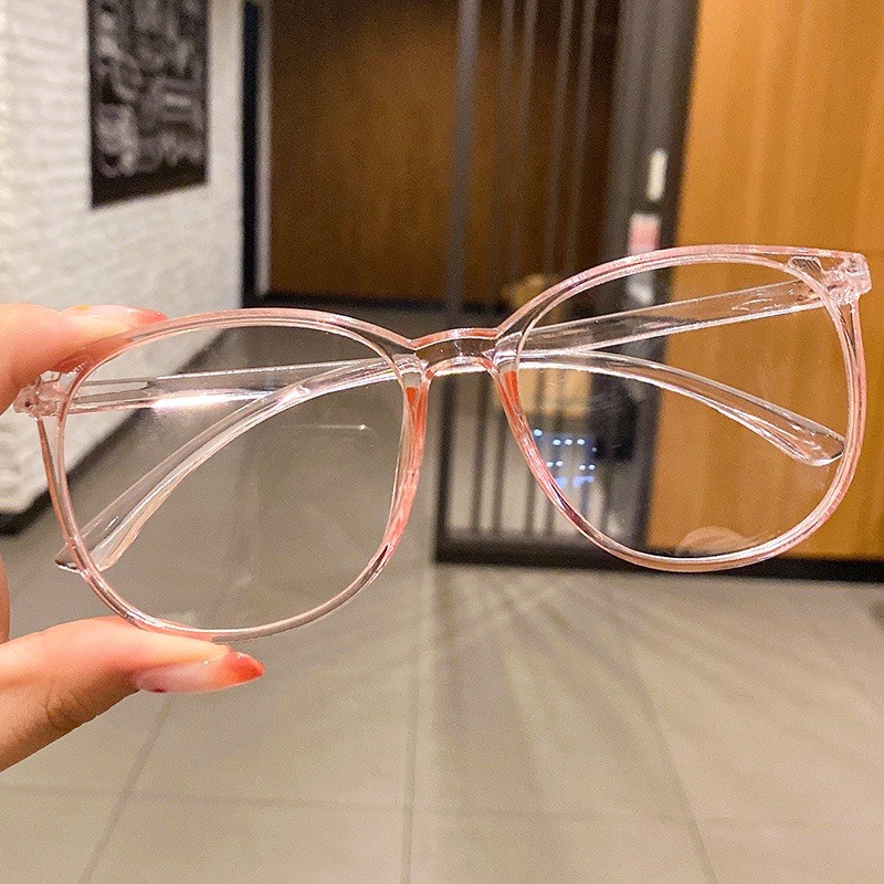 Mắt kính gọng vuông tròn trong suốt NPPK006