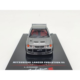 Xe Mô Hình Mitsubishi Lancer Evolution III GSR 1:64 Inno Models ( Xám)