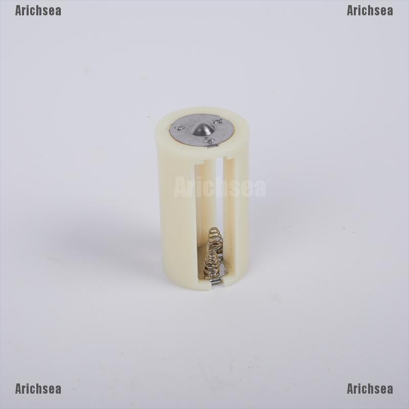 Arichsea Battery converter adapter 1PC AA R6 14500 to D size holder switcher case spacer