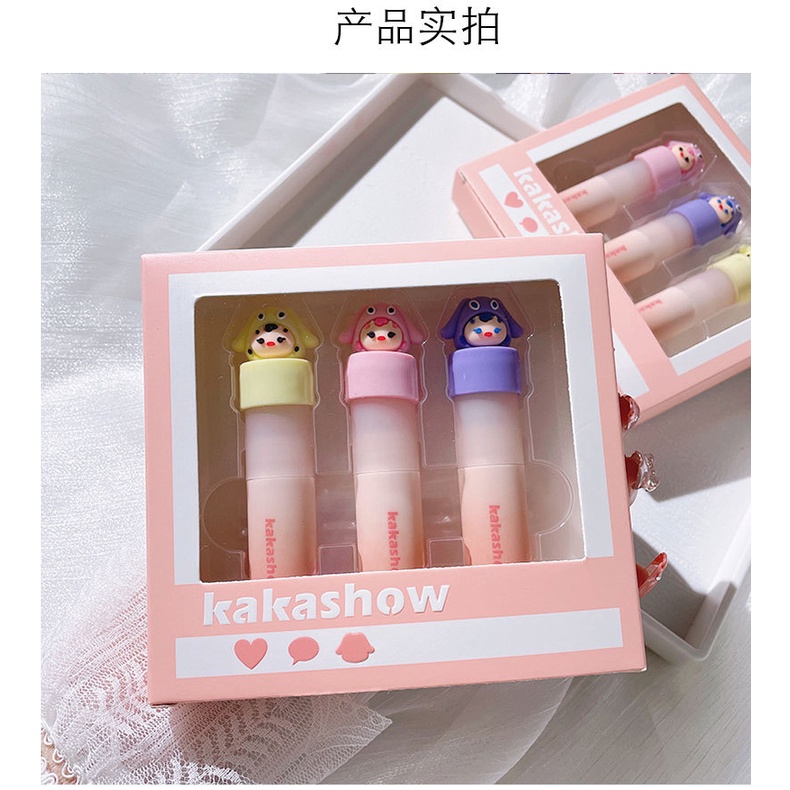 Son kem lì KAKASHOW Mờ Mướt bền vững Thiết kế hình búp bê dễ thương | BigBuy360 - bigbuy360.vn