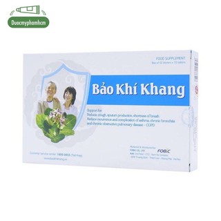 BẢO KHÍ KHANG - Bảo Vệ Chức Năng Hệ Hô Hấp