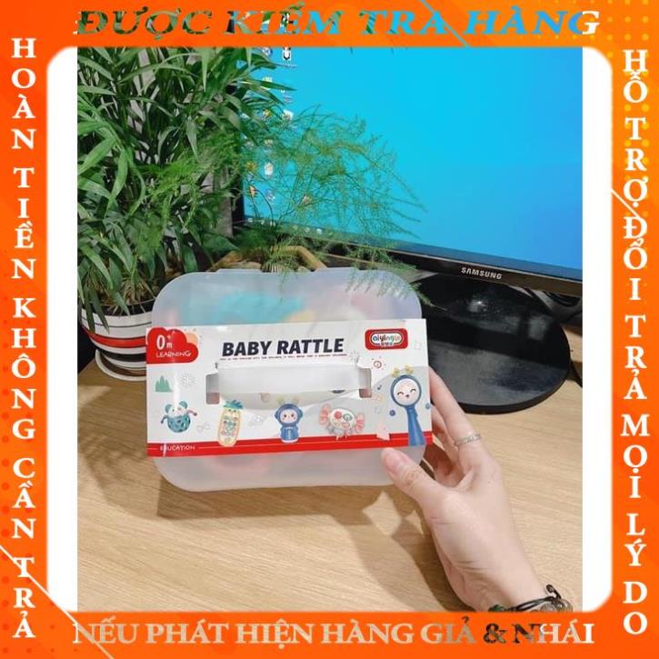Bộ 10 gặm nướu BabyRattle an toàn cho bé fhamle