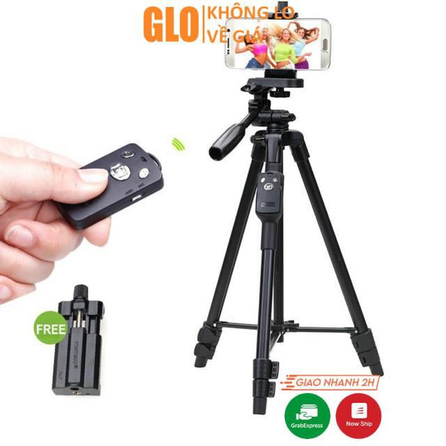 Gậy 3 chân chụp ảnh Tripod 3388 Bluetooth