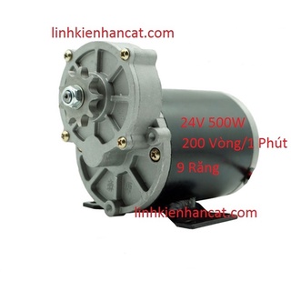 Moto Giảm Tốc 24V 500W Quay Vịt - Gà - Độ Chế Xe Điện