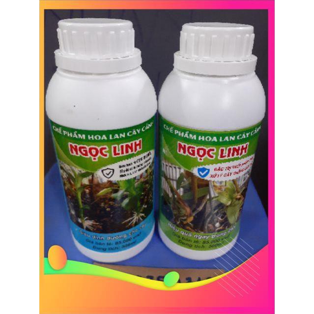 Combo bộ 2 chế phẩm kích rễ và thối nhũn Ngọc Linh chai 500ml