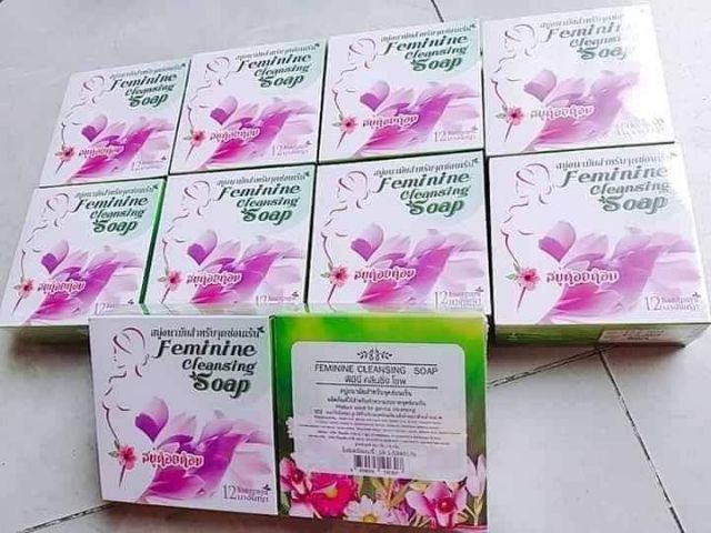 Xà bông thảo dược dùng vùng kín Feminine cleansing soap thái lan hàng chính hãng