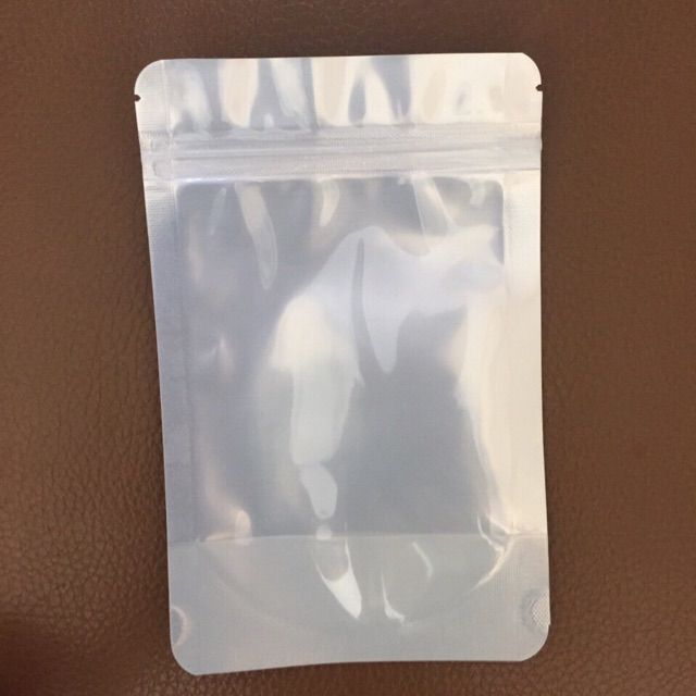 Túi zip ghép bạc