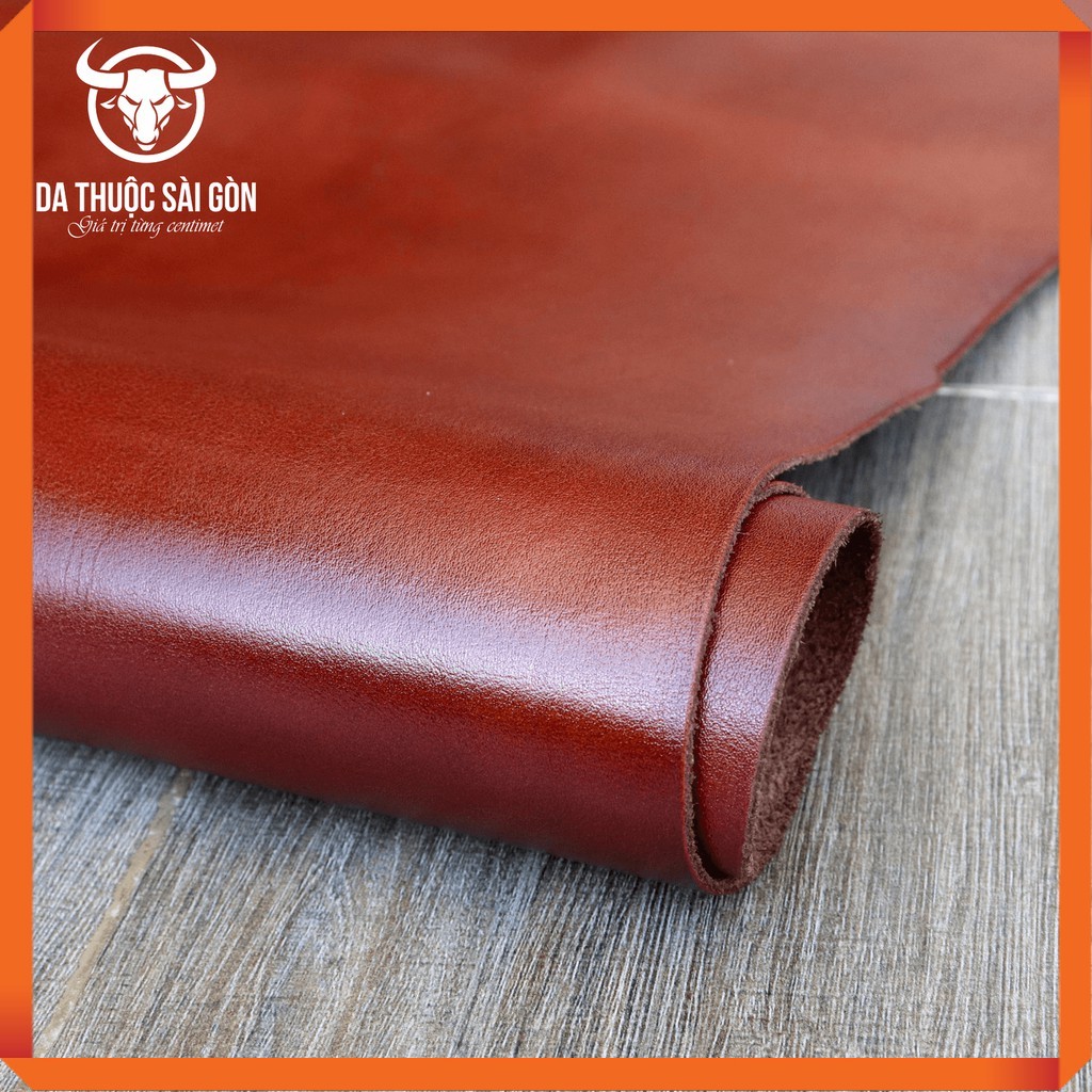 10 Pia Da Bò Flexible Màu Nâu Đỏ Cao Cấp - Mua Bán Da Bò - Da Thuộc Sài Gòn